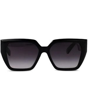 Philipp Plein Logo-Detail Sunglasses - Black