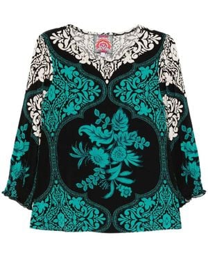 Johnny Was Camiseta Janie - Verde