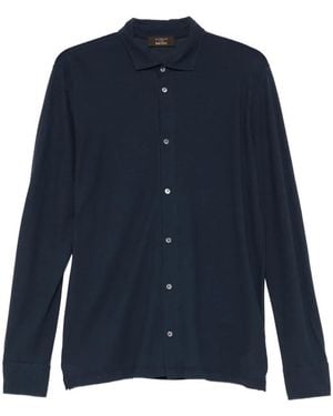 Zanone Long-Sleeved Shirt - Blue