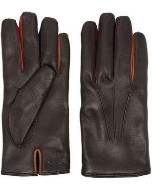 Paul Smith Leather Gloves - Black