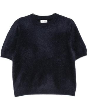 Soft Goat Short-Sleeve T-Shirt - Blue