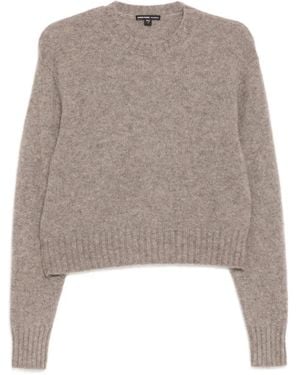 James Perse Pull Léger En Maille Texturée - Natural