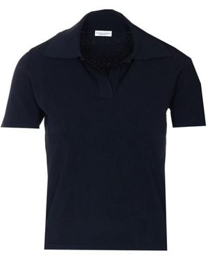 Roberto Collina V-Neck Short-Sleeve T-Shirt - Blue