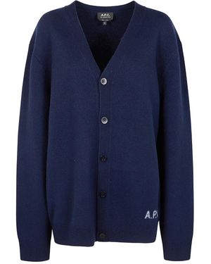 A.P.C. A. P.C. Kenny Cardigan - Blue