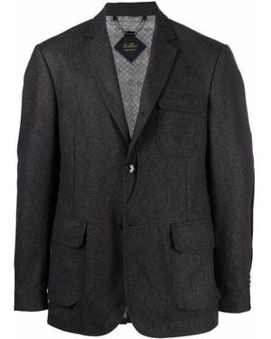 Billionaire Embroidered-Logo Tailored Blazer - Black