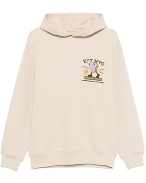 Emporio Armani グラフィック パーカー - ナチュラル