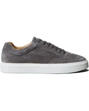 Calvin Klein Lace-Up Sneakers - Gray