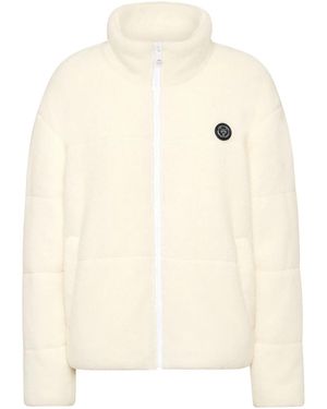Philipp Plein Sherpa Puffer Jacket - Natural