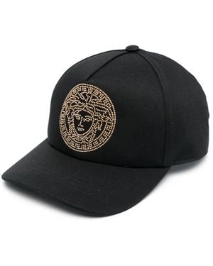 Versace Milano Baseballkappe Mit Nieten - Schwarz