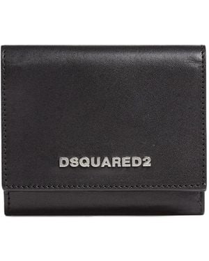 DSquared² Leather Wallet - Black