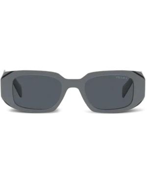 Prada Symbole Geometric-frame Sunglasses - グレー
