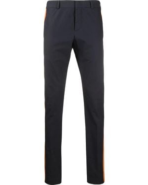 Valentino Garavani Contrast Panel Trousers - Blue