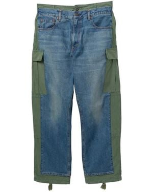 Junya Watanabe Paneled Cargo Pants - Blue