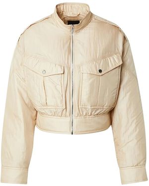 BOSS Zip-Up Chest-Pocket Jacket - Natural