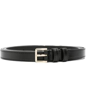 Patrizia Pepe Logo-Plaque Belt - Black