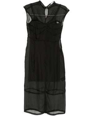 Patrizia Pepe Sleeveless Midi Dress - ブラック
