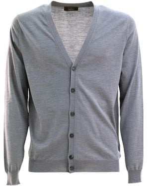 Zanone Buttoned Cardigan - グレー