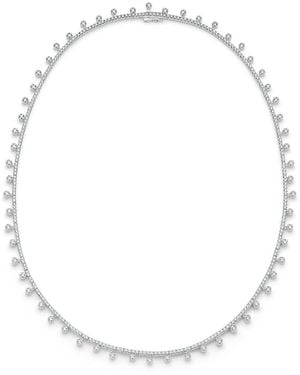 De Beers Jewellers 18Kt Diamond Dewdrop Necklace - Metallic