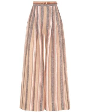 Zimmermann Wanderlust Striped Trousers - Pink