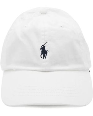 Polo Ralph Lauren Logo Cap - White