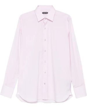 Tom Ford Camisa De Manga Larga - Rosa