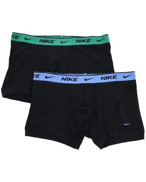 Nike Set De 2 Bóxeres Con Logo En La Cinturilla - Negro