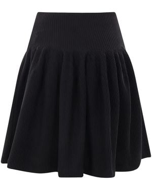 CFCL Hypha Ribbed Mini Skirt - Blue