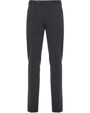 PT Torino Mid-Rise Wool Trousers - Blue