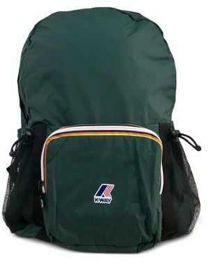 K-Way Michelet Rucksack Mit Logo-Print - Grün