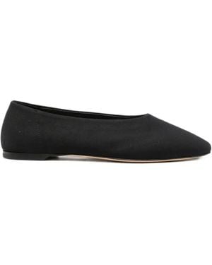 TOTEME Pointed-Toe Ballet Flats - Black
