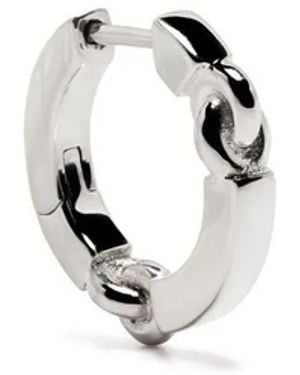 MAOR Aphelion Hoop Earring - White