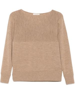 Zanone Jersey Con Cuello Barco - Neutro