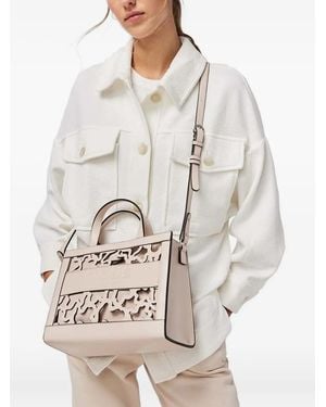 Tous Cut-Out Satchel Bag - Grey