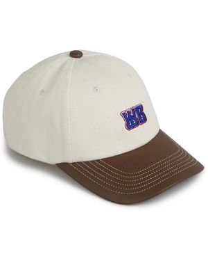 Wales Bonner Cotton Cap Logo - Natural