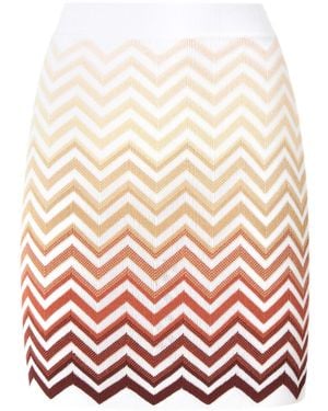 Missoni Zigzag Mini Skirt - Red