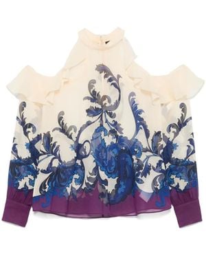Etro ペイズリー トップ - ブルー