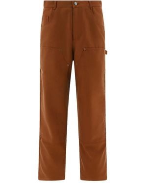 Brain Dead Wool-Blend Pants - Brown