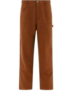 Brain Dead Wool-Blend Trousers - Brown