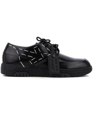 Off-White c/o Virgil Abloh Sartorial Contrast-Stitch Derby Shoes - Black