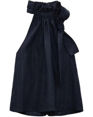 Dorothee Schumacher Top con cuello halter - Azul