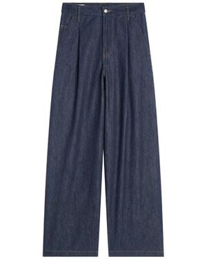 Dries Van Noten Pleated Jeans - Blue