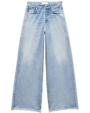 Rag & Bone Vaqueros Miramar Anchos - Azul