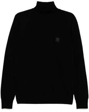 BOSS Roll-Neck Sweater - Black