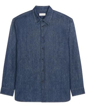 Dries Van Noten Loose Denim Shirt - Blue