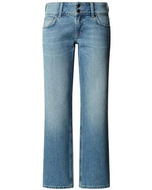 Pepe Jeans Venus Double-Button Jeans - Blue