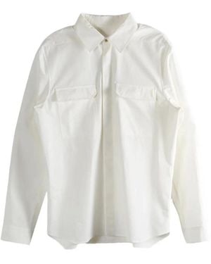 Rick Owens Chest-Pocket Shirt - White