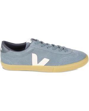 Veja Volley Suede Panelled Sneakers - ブルー