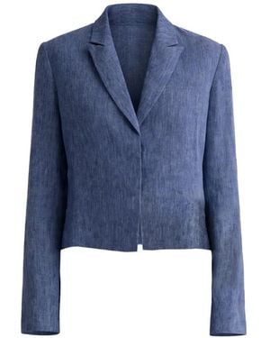 Twp Lucy Single-Breasted Blazer - Blue