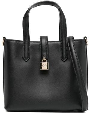 Karl Lagerfeld Mini Kautograph Tote Bag - Black