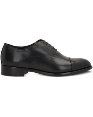 Doucal's Cap-toe Lace-up Shoes - ブラック